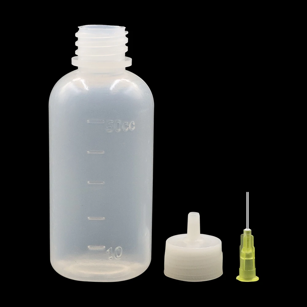 10 pz 5ml/10ml/20ml/30ml/50ml/100ml punta dell'ago vuota colla bottiglia applicatore strumento Quilling fai da te bottiglia di precisione per le donne
