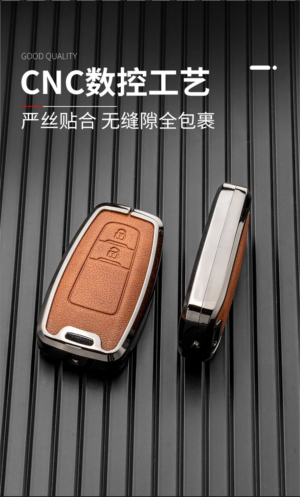 Custodia per chiave auto per Toyota Prius Camry Corolla C-HR CHR RAV4 Prado Izoa Levin Avalon 2018 2019 2020 copertura guscio di zinco - Sf0fa71b17d7e4c6fbefe2bac969ad7dbZ