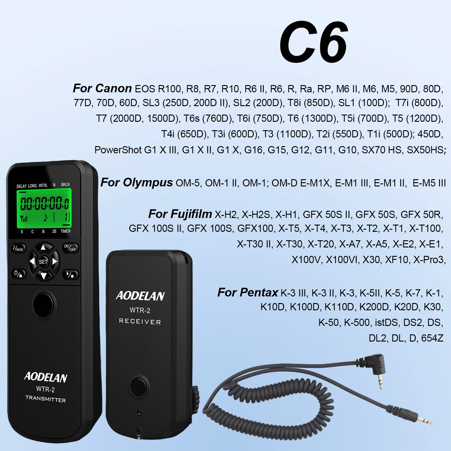 For Canon Camera Timer Remote Timelapse Intervalometer Shutter