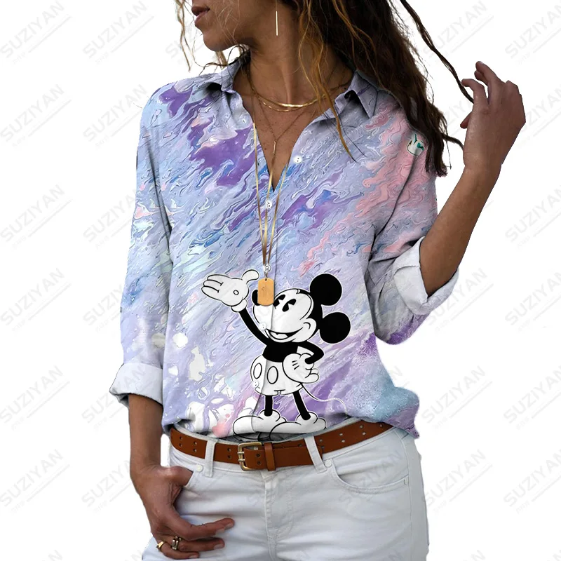 

Women Print Temperament Casual Tops 2022 New Design Autumn Elegant Print Shirts Women'S Fashion Spring And Autumn Long Sleeve