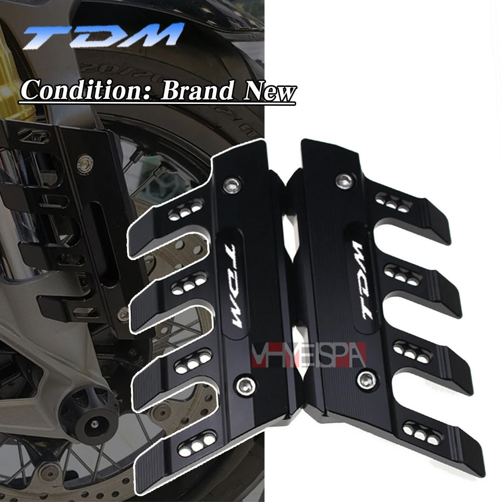 

С логотипом для мотоцикла YAMAHA TDM 900 TDM900, аксессуары для ЧПУ, брызговик, Боковой защитный блок, переднее крыло, противоударный слайдер