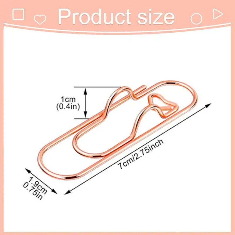 Metal Pen Clip Holder Book Pen Holder Clips School Supplies Paperclip Lightweight Holders Suitable For Daily Study Work paper clips pen clips
