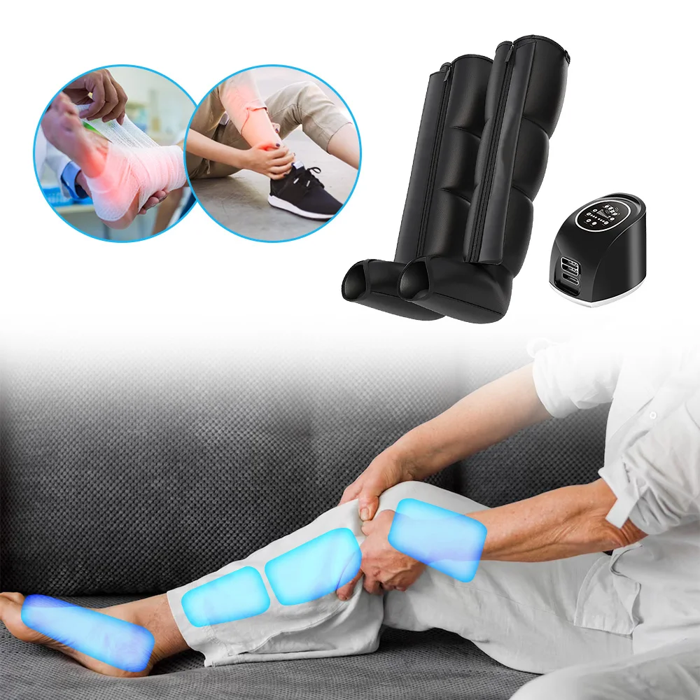 Electric Foot Leg Air Pressure Leg Massager Promotes Blood Circulation Body Massager Muscle Relaxation Lymphatic Drainage Device