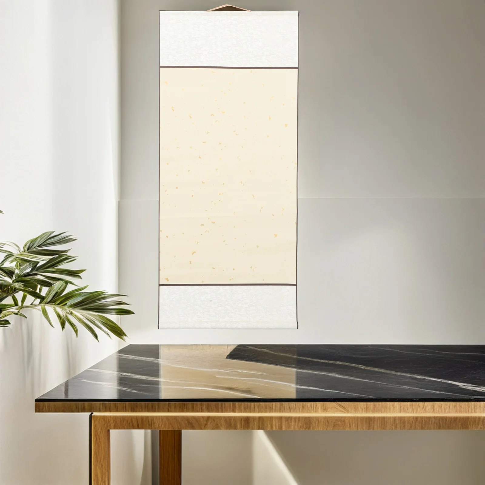 2 Rolls Chinese Calligraphy Scroll Blank Rice Paper Scrolls Painting Supply For Calligraphy Drawing Handmade Wood Calligraphy