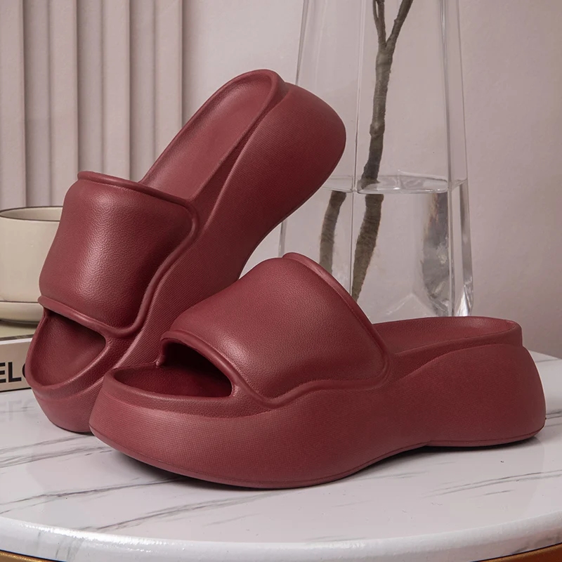 Summer Thick Sole EVA Slippers Women Indoor Outdoor Slides Lightweight Non Slip Bathroom Flip Flops 2024 6