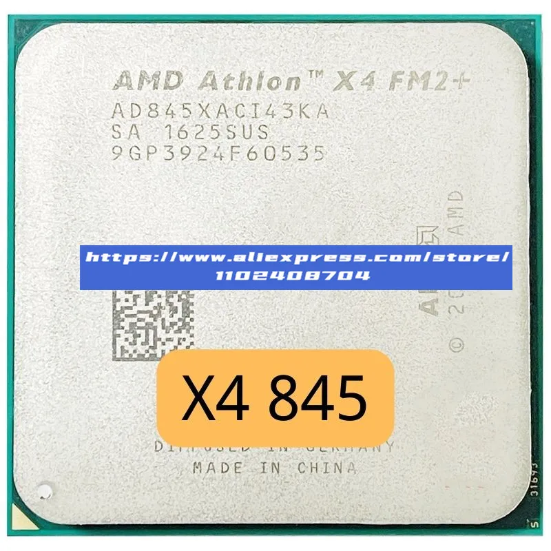 AMD Athlon X4 845 3.5 GHz 65W Quad Core CPU Processor AD845XACI43KA Socket FM2