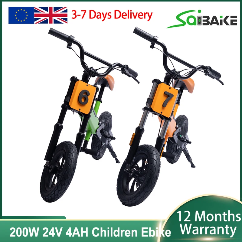 Balance Bike Elettrica Per Bambini 200W 24V 4Ah Bambini Bicicletta Elettrica Controllo App 12 Pollici Auto Mini Balance Bike 25 Km/H