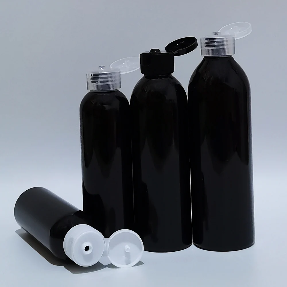 Empty Travel Portable Plastic Flip Cap Bottle Cosmetic Shampoo Lotion Liquid soap Bottle 1pcs 100ml 150ml 200ml 250ml