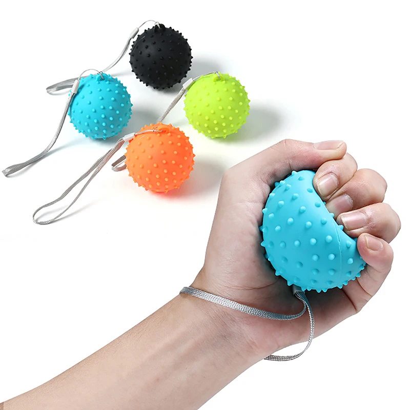 Silicone Round Grip Ball Hand Muscle Relaxation Rehabilitation Training Ball Silicone Grip Device Massage