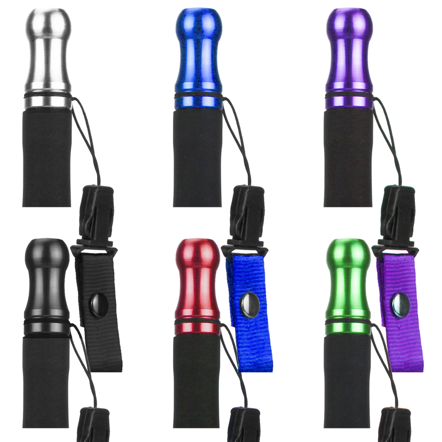 Hookah Mouthpieces Reusable with Hang Rope Strap