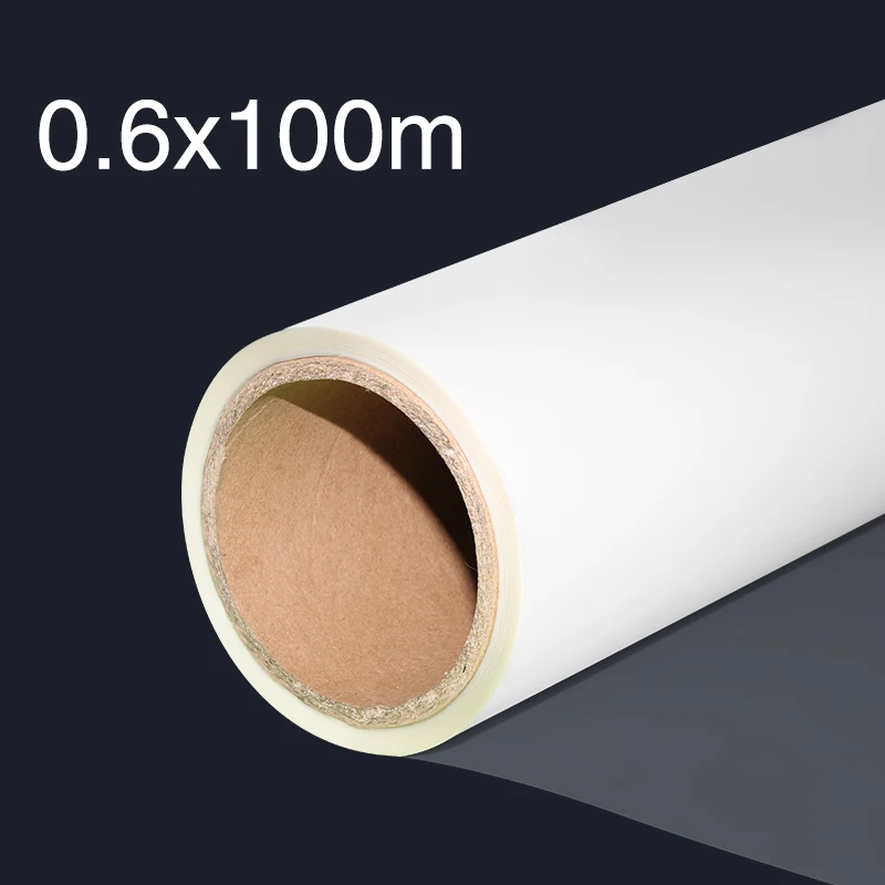 고품질 60cm 75u 열전달 dtf 필름 롤, 단일 및 양면 무광택 표면