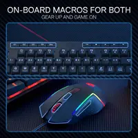 Redragon S141 Gaming Keyboard & Mouse Combo,K515 Wired RGB Membrane Keyboard and 10000 DPI Wired M616 Gaming Mouse Bundle - Image 3