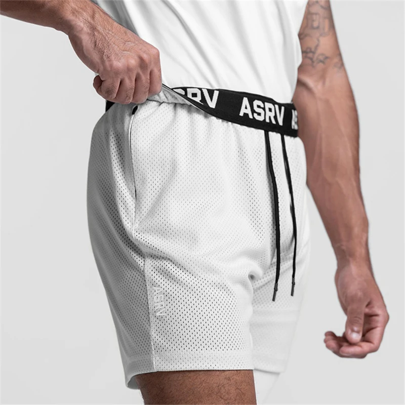 2022 New Zipper Pocket Fitness Gyms Shorts Mens Summer Running Mesh Breathable Male Jogger Workout Beach Brand Sport Bottoms best men's casual shorts