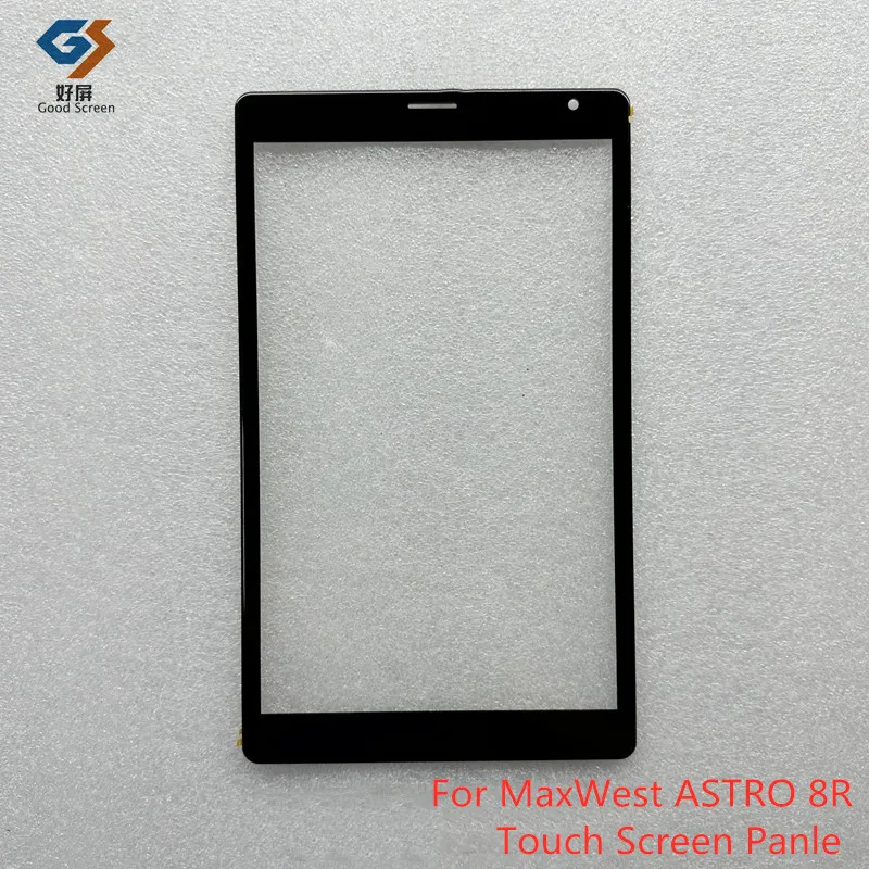 Capacitivo Touch Screen Digitizer Sensor Painel de Vidro Externo Maxwest Astro 8r Tablet Mx-a8rww Novo Preto