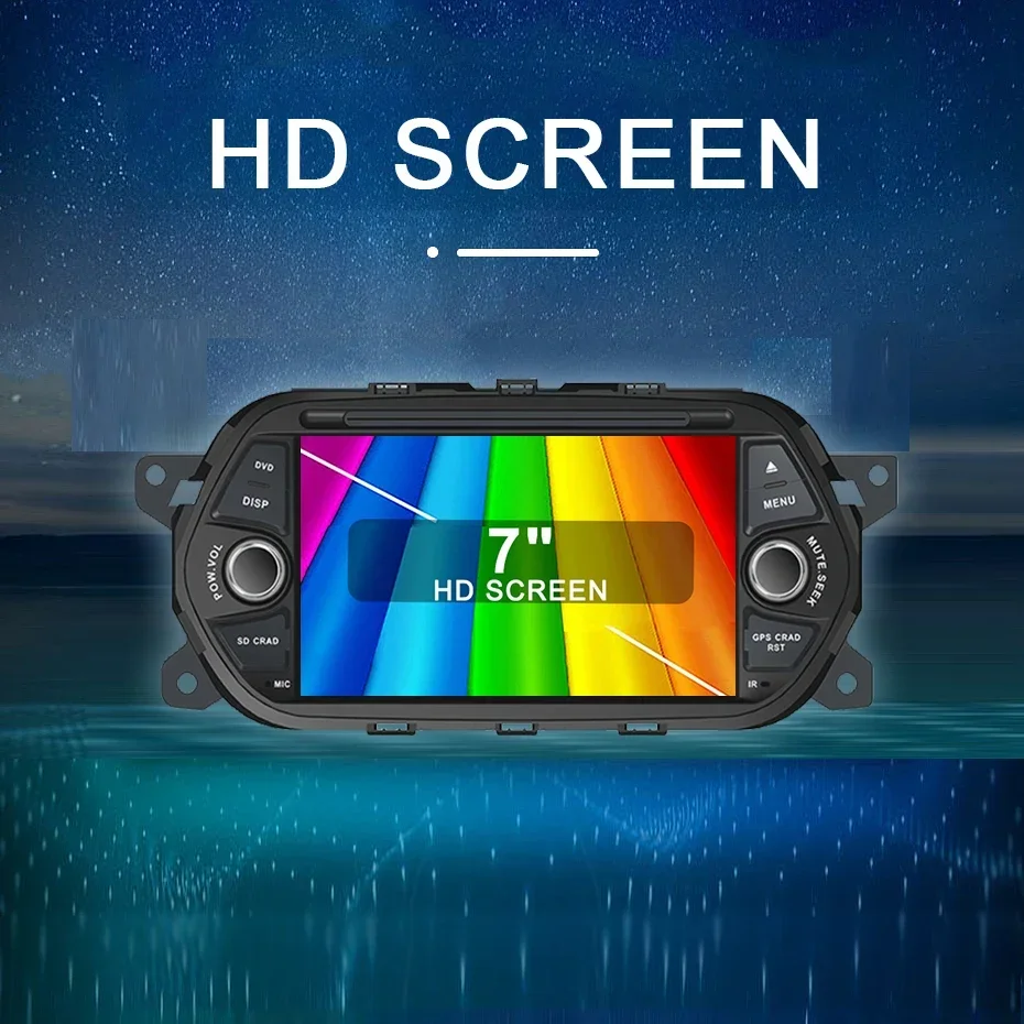 Kabelloses Carplay Android 15 Autoradio Stereo 7-Zoll-Bildschirm 2 DIN für Fiat EGEA 2015-2017 Bluetooth Multimedia-Player Navigation – Detail 6