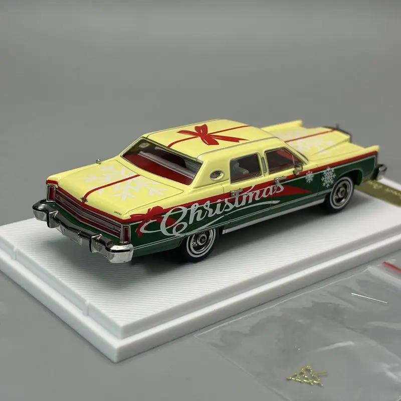 선 스타 x 톡스 1:64 1979 링컨 콘티넨탈 타운카 & MK 1:64 링컨 타운카 다이캐스트 수집용 자동차 모델 크리스마스 선물
