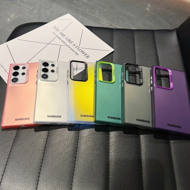 Matte Shockproof Laser Phone Case
