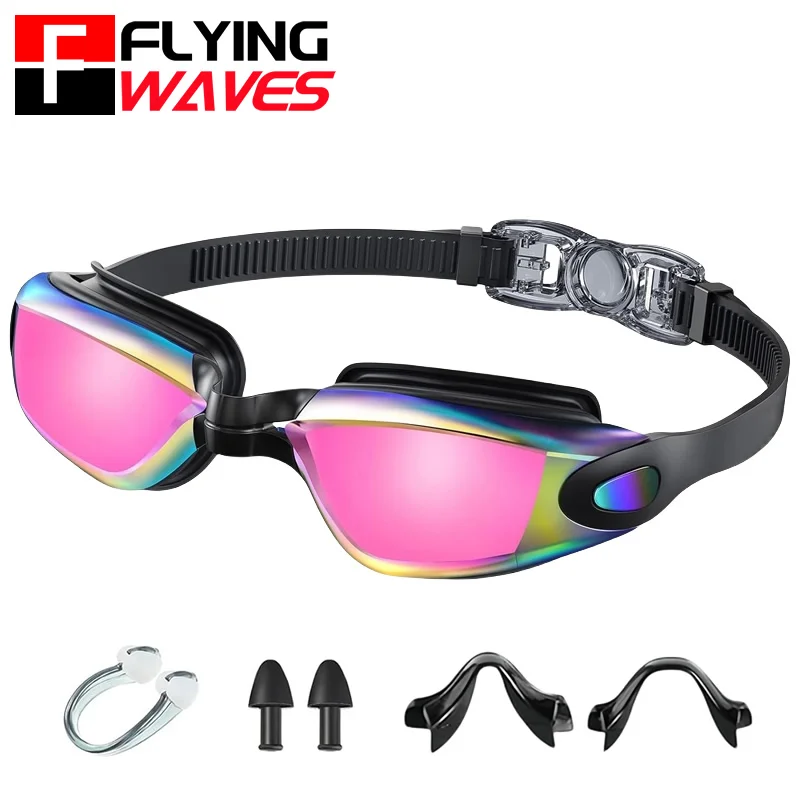 Kit complet lunettes HD anti-buée + bouchons d'oreilles + pince-nez étanches réglables