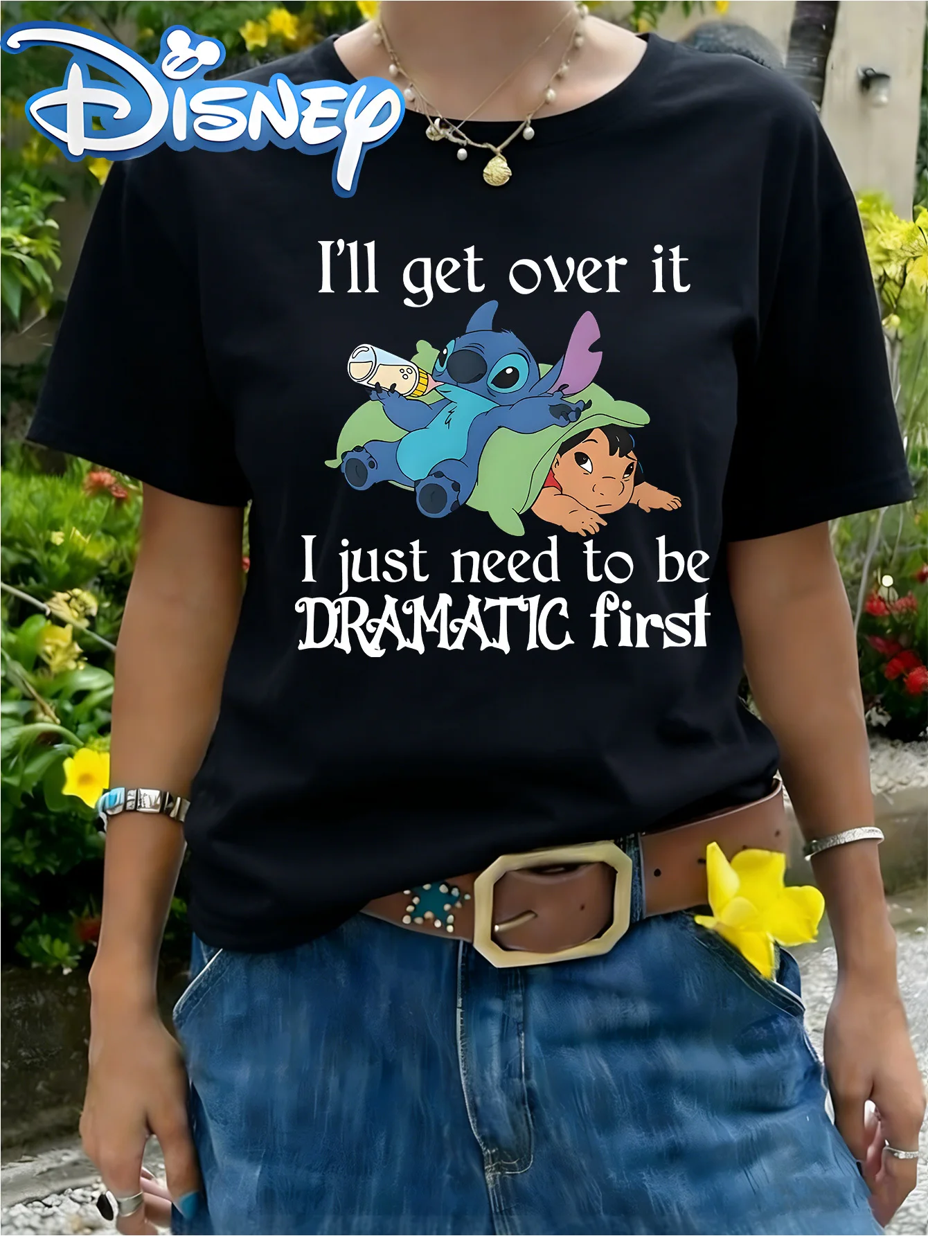 T-shirt Disney Lilo & Stitch - Humour et Réconfort