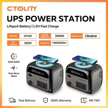 CTOLITY Portable Power Station Solar Generator