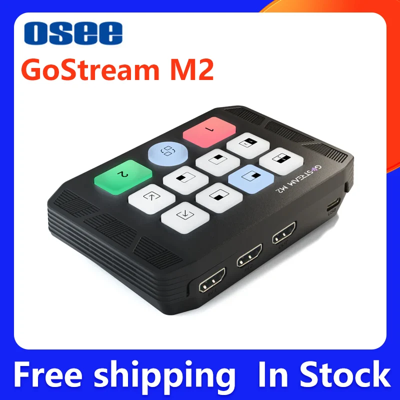 Osee GoStream M2 Dual 4K USB 3.0 HDMI Capture Card, 2.1 HDMI