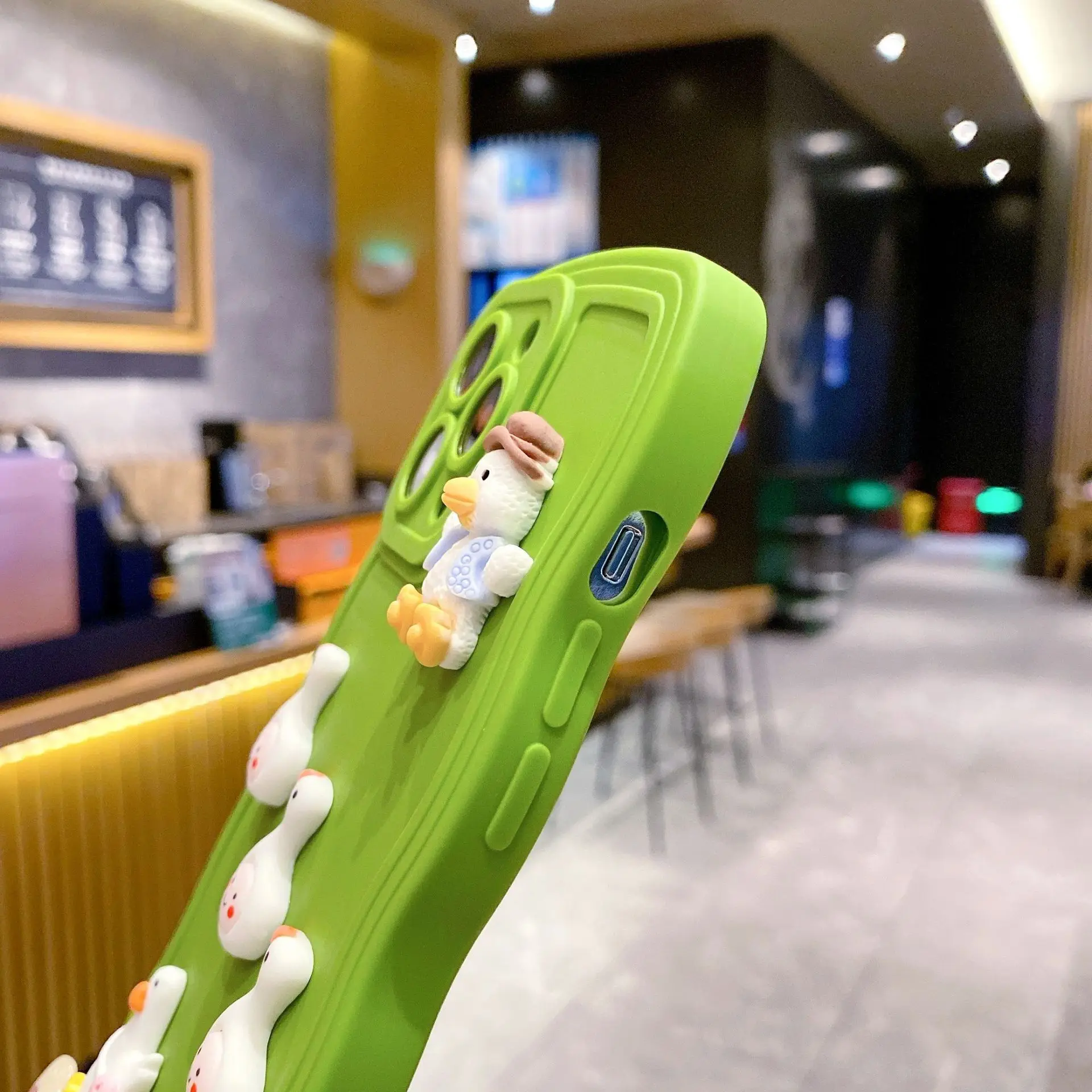 Cute 3d Duck Silicone Phone Case For Iphone Models_voghion.com