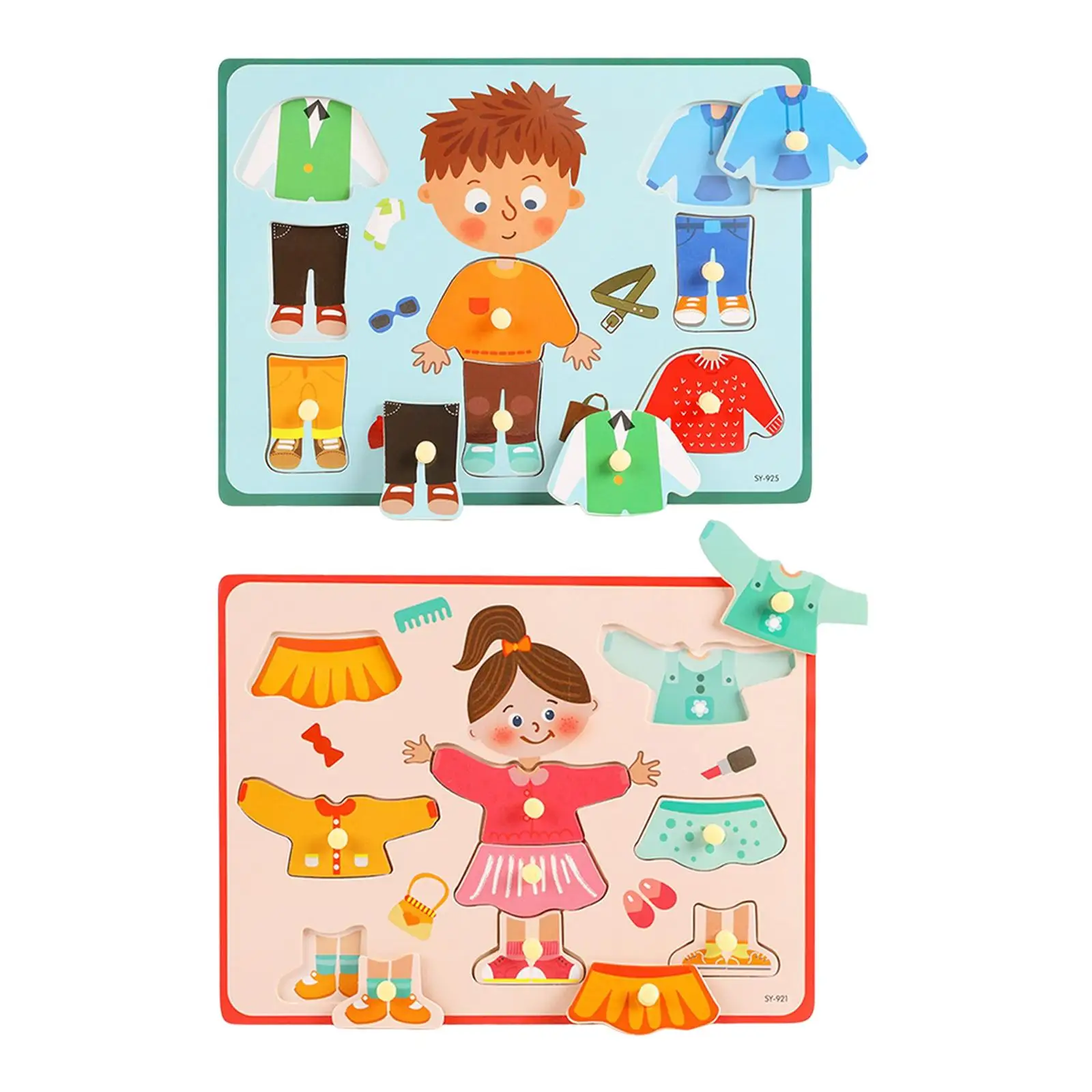 Dress Up Toy Learning Activities Puzzle for Preschool Birthday Gift