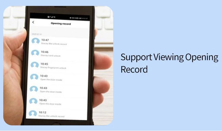 TTLock App Bluetooth Fingerprint Access Control Keyboard or Doorbell Keypad Open