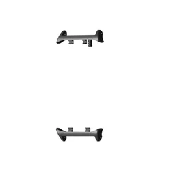 Premium Stainless Steel Adapter Connectors for Huawei Watch D2 - 22mm Width Watch Accessories (Black)