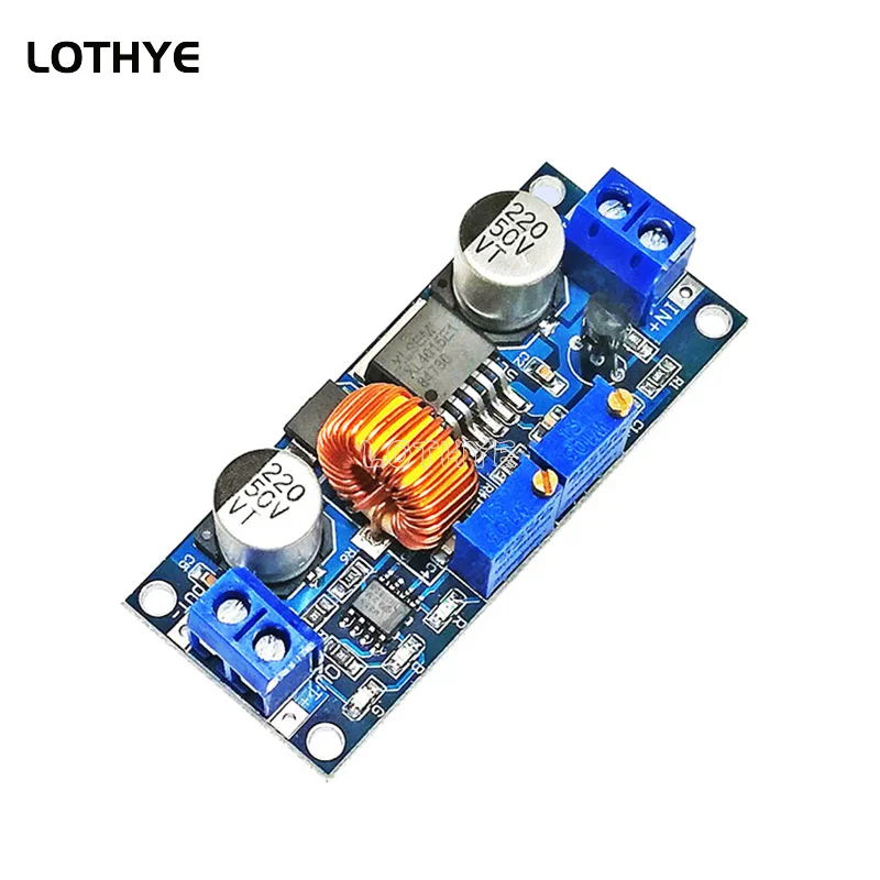 Constant Current and Constant Voltage High Current 5A Li ion Battery Charging LED Drive Buck Module Stabilizer energy modules