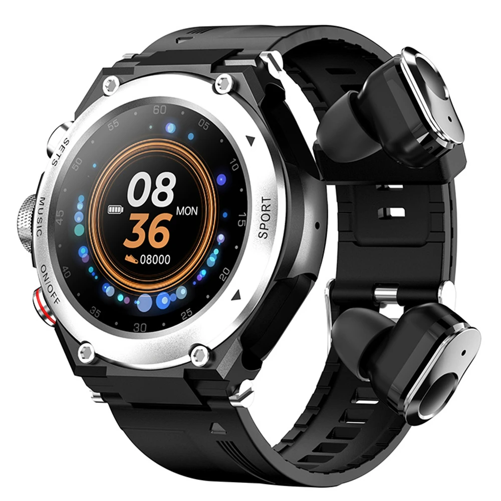

2 in 1 Smart Bracelet Wireless Headset Combo Wristband Earphone Watch