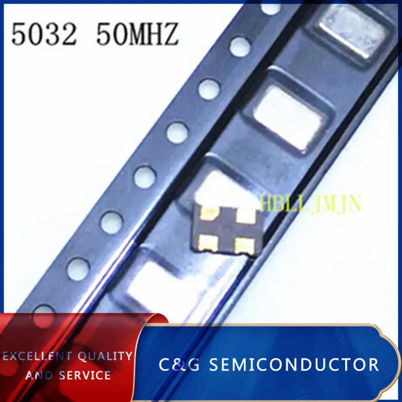 10PCS 50MHZ 50.000mhz 4Pin 5032 Active smd quartz resonator Crystal