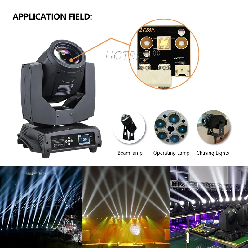 12V 36V LED Stage Light Chip 40W 60W 80W 120W 150W 200W 300W 400W