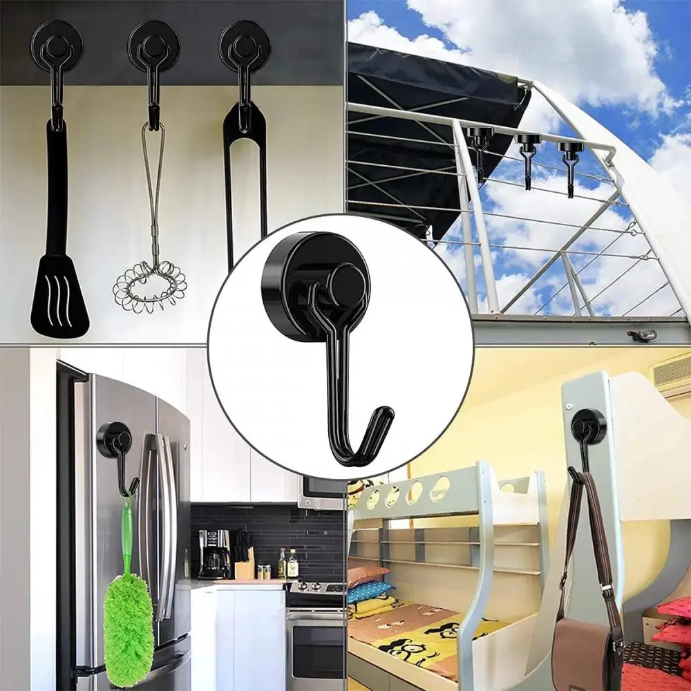 Strong Magnetic Hooks Multi-Purpose Storage Hooks Home Kitchen Bar Storage Key Coat Holder Bathroom Hangers multi purpose hooks,magnetic hooks,kitchen hooks