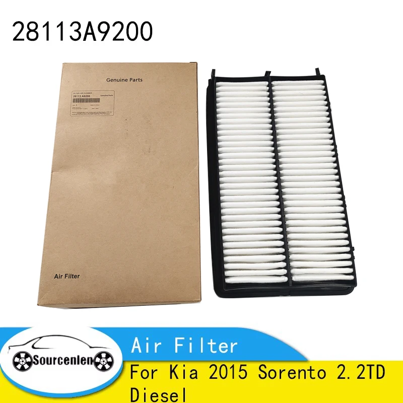 Car Air Filter 28113A9200 For Kia 2015 Sorento 2.2TD Diesel 28113-A9200