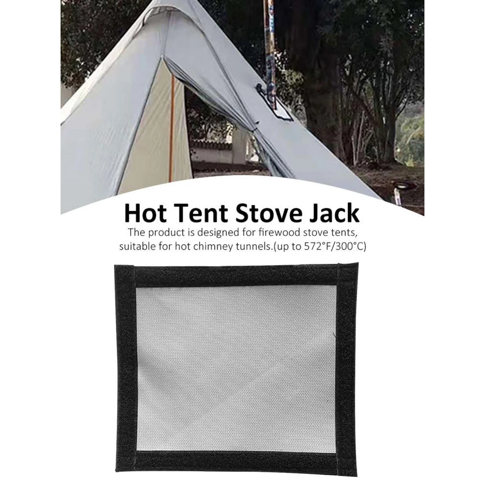 Fire Resistant Tent Stove Jack Kit for Camping