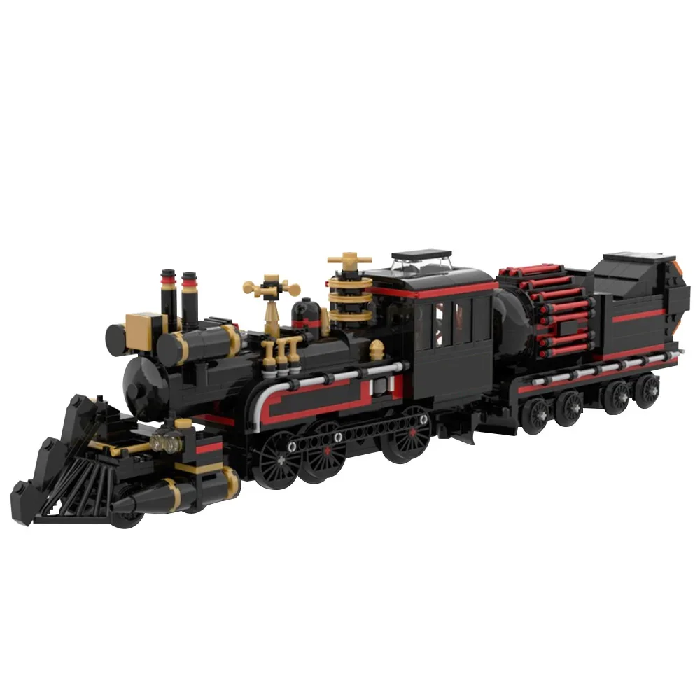 MOC Back Future Jules Verne Time Train Building Block Set Steamed Train Traveling Machine Car Vehicle Brick Model Toy Kids Gift
