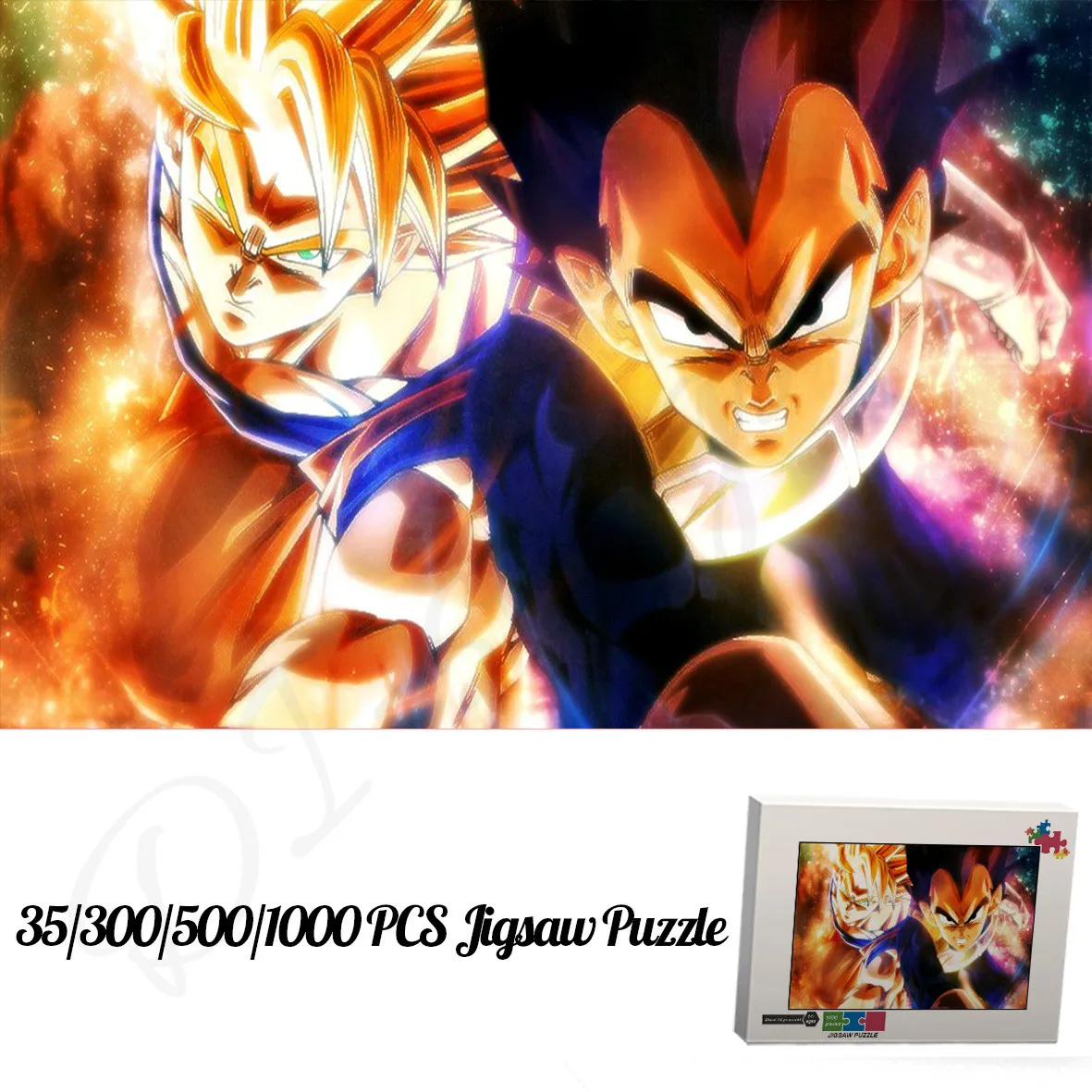 Goku and Gohan Puzzles for Kids Dragon Ball Classic Japanese Anime 35 300 500 1000 Pieces Wooden Jigsaw Puzzles Unique Gifts