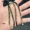 Wholesale Natural Green Tourmaline 2mm 3mm 4mm 3A Faceted Round Loose Beads For Jewelry Making DIY Bracelets Necklace 5