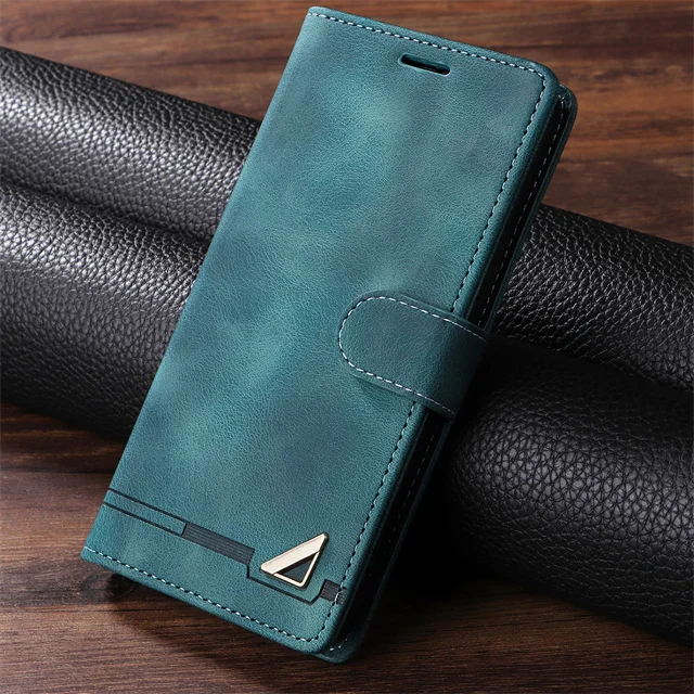 Premium Flip Leather Wallet Case with Card Slot – Elegant and Durable Cover