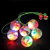 Colorful Flash Jumping Ball Children Luminous Toys Glowing Bouncy Ball Kids LED Glitter Elastic Ball Outdoor Fun Lato Toys 2