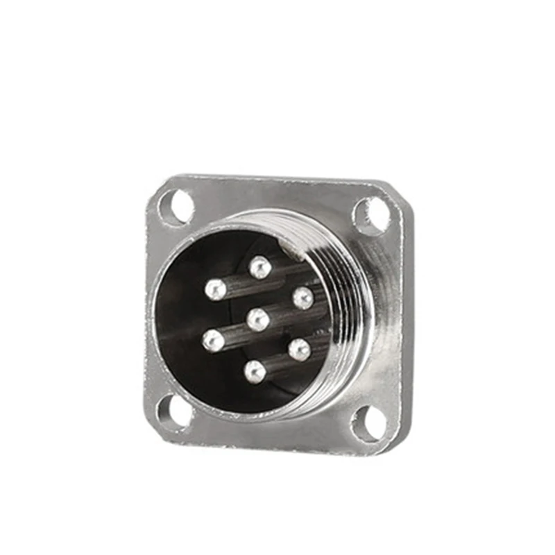 100 Set GX16 Butt Joint Aviation 2 3 4 5 6 7 8 9 P Pin Connector K Spina Di In - Foto 9