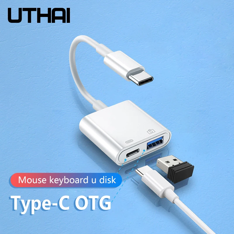 UTHAI C12 Type C OTG Mobile Phone Tablet otg Adapter Cable USB High