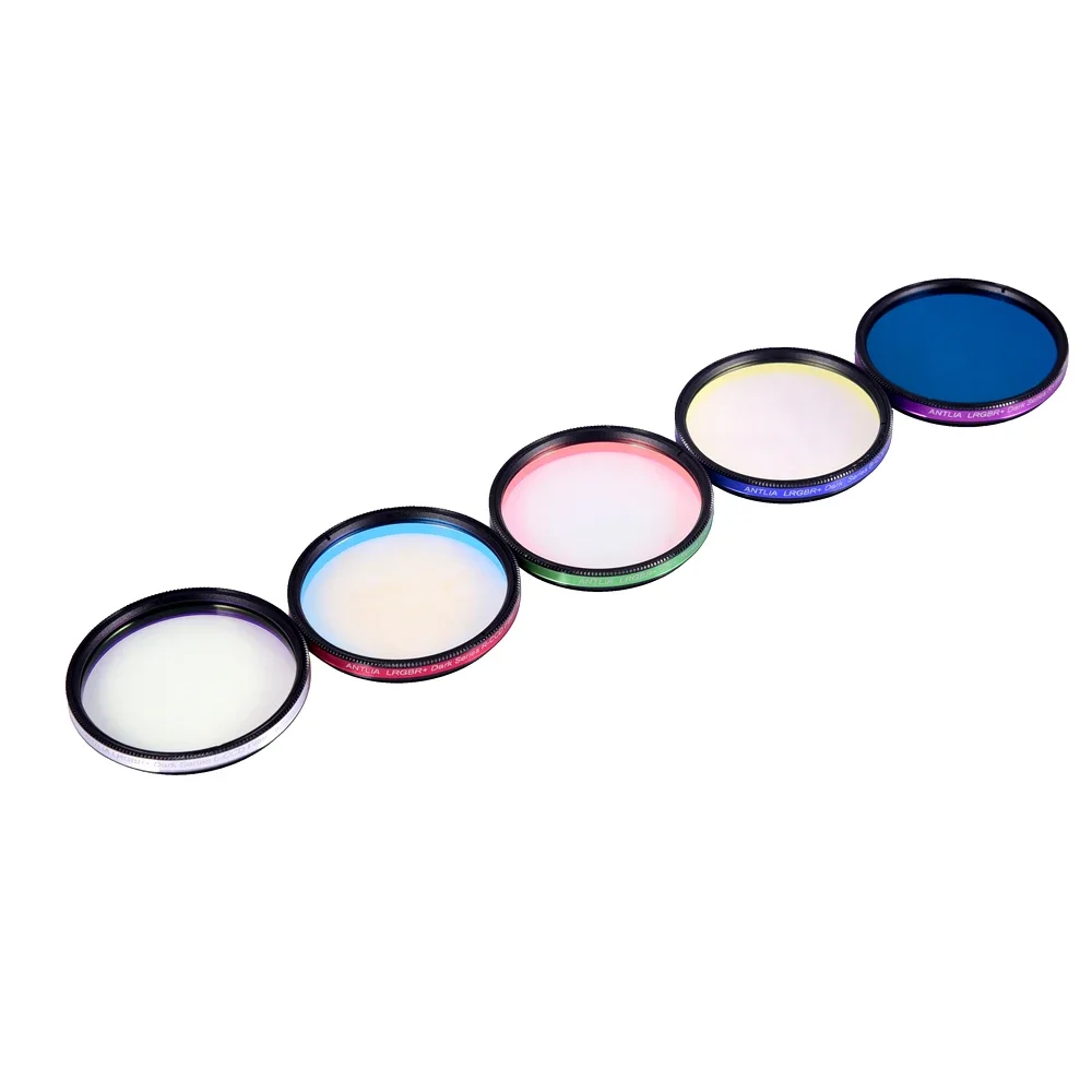 

ANTLIA LRGBR+ DARK series of deep space imaging filters 2 inches and 36mm