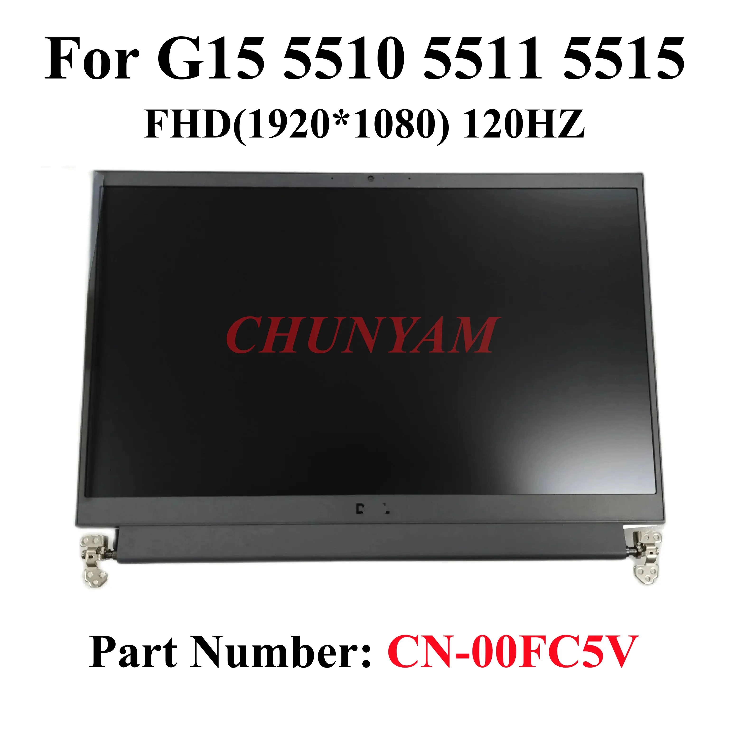 New For Dell G15 5510 5511 5515 LCD Hinge Cover Heatsink Air Outlet
