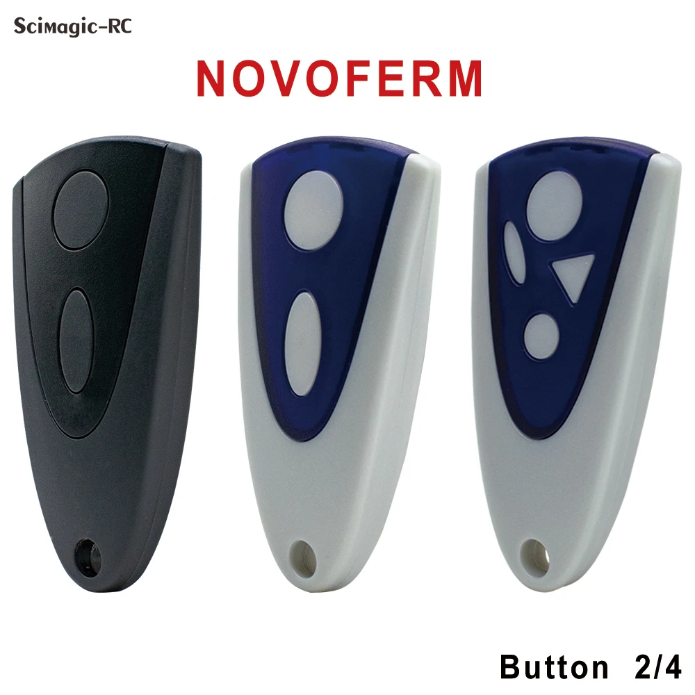 NOVOFERM 522 524 NOVOTRON 502 MAX43-2 504 MAX43-4 MNHS433 MTR43-2 MCHS43-2 Garage Gate Remote Control Keychain 433.92MHz 3
