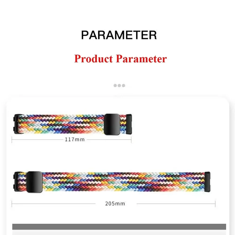 Braided Nylon Magnetic Buckle Adjustable Strap