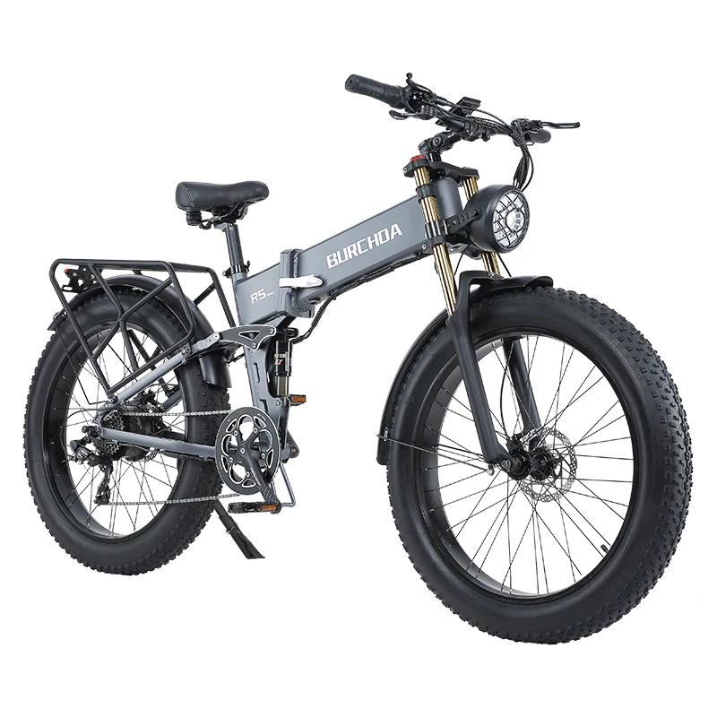 

Electric Bicycle R5Pro EBIKE 26 Inch 1000W 48V 20Ah Electric Bike Folding Lithium Battery Cross-country Motorcycle