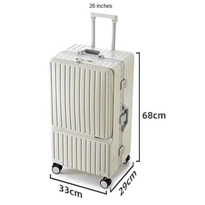 2023 New Luggage Multi-Function Large Capacity 30-Inch Trolley Box Smooth Universal Wheel 28-Inch Men's Business Travel Suitcase