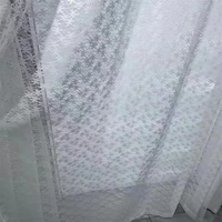 1PC Three Dimensional Floral New Product  Light Luxury Modern Living Room Bedroom Bay Window Floor To Ceiling White Gauze 1